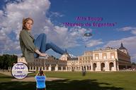 giantess collage clothed buildings sitting grass sky looking_at_viewer alla
