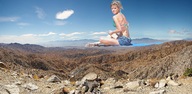 collage landscape mega desert wonderslug sitting mountains sky looking_at_viewer distant sasha_jackson