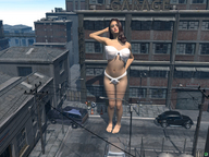 giantess feet city bra underwear standing vehicles digital_render