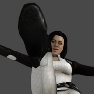 crush foot_crush looking_down point_of_view miranda digital_render mass_effect