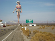 collage mega cleavage high_heels desert wonderslug sunglasses mountains highway sky hat jordan_carver