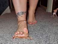 crush collage toes barefoot domination shrunken_men pinned under_foot crlvr tattoo floor ankle_bracelet miss_a