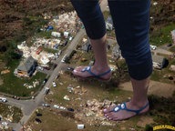 collage feet mega destruction sandals vehicles houses under_foot giantess_feet downward_angle lowerrider