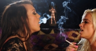 giantess collage domination shrunken smoking men cage entrapment captured smoke cigarette blowing