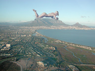 collage landscape mega blonde swimsuit barefoot water wonderslug lying_down sky cape_town mountaintop south_africa