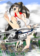 drawing giantess vore mega color destruction handheld barefoot helicopter huge_breasts multiple_sizes cage giantesses henneko tsukushi_tsutsukakushi helicobacterp157 hentai_ouji_to_warawanai_neko tsukiko_tsutsukakushi steel_king mass_vore