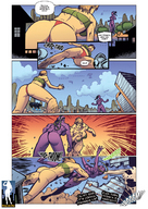 drawing giantess city comic fighting giantesses giantessfan panels giantess_catfight