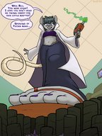 drawing micro furry anthro color glasses sandals carpet shrunken_person indoors point_of_view mouse_girl purple_nails shrink_gun ginger_(dod) misterdod