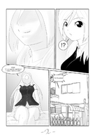 drawing comic monochrome story sitting uniform dialogue himeko technimind