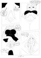 drawing insertion pussy comic monochrome story uniform shrunken_woman entrapment point_of_view dialogue inside_pussy pussy_entrapment himeko technimind