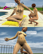 breasts crush nude small_man masturbation butt cum barefoot domination story voyeur amazon pool panels sunbathing palislama looking_at_tiny digital_render
