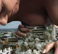 giantess city mega destruction buildings breast_crush skyscraper manicure tolik