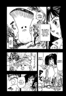 giantess comic monochrome shrunken_woman english seven_deadly_sins between_breasts