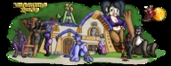 drawing growth feet size_difference color elf tauren shrunken_woman world_of_warcraft gnome worgen night_elf troll ripped_clothing draenei goblin matthew_the_mouse blood_elf impending_butt_crush