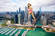 giantess collage city butt brunette skyscraper boats celtic87