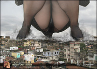 chief city destruction high_heels stockings smoke business_woman