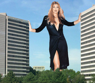 giantess collage blonde buildings wonderslug trees looking_at_viewer