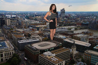 giantess collage city buildings helicopter brunette wonderslug london lucy_pinder