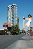 giantess collage city black_hair destruction brunette wonderslug dress skyscraper las_vegas katy_perry evil_girl