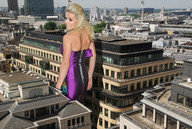 giantess collage city blonde wonderslug dress london between_buildings katherine_jenkins rooftop_view