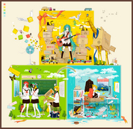 drawing giantess color water vehicles desk classroom giraffe boxes