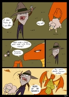 breasts drawing dragoness wings anthro size_difference comic color large_breasts claws farmer slypon toe_claws
