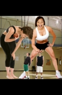 breasts giantess collage barefoot brunette asian basketball shorts giantesses sports_bra
