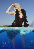 giantess collage blonde water heather_eve