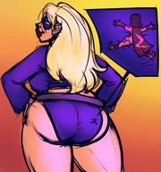 butt_crush sheela stuck_to_butt