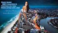 giantess collage city beach cleavage ocean buildings brunette skyscraper city_lights daisy_marie