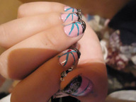 collage small_man between_fingers manicure giantess_hand peque