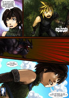 gentle giantess comic brunette final_fantasy brown_eyes story shrunken_man cloud yuffie_kisaragi giantessfan
