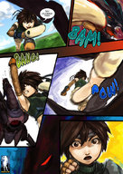 giantess comic brunette final_fantasy brown_eyes story fighting yuffie_kisaragi giantessfan
