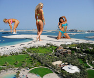 giantess collage city mega blonde butt beach ocean brunette wonderslug kneeling legs foot_print sand giantesses resort gemma_atkinson gio_ott kate_usmanova