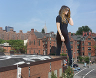 giantess collage clothed buildings brunette wonderslug walking sunglasses streets vehicle_crush kate_beckinsale