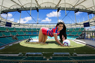 giantess collage black_hair destruction stadium socks wonderslug kneeling soccer athletic sports sports_field téssia_almeida