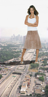 giantess crush collage city skirt high_heels brunette highway streets alessandra_ambrosio