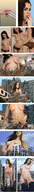 breasts growth giantess collage nude city mega comic destruction buildings brunette outgrowing_building pills