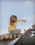 collage mega bridge handheld brunette train squatting london cruel people falling crouching ps3_has_no_games anna_kendrick