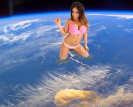 giantess collage earth giga space liquidz destruction attack cleavage brunette giantess_katelyn jets atmosphere nuke