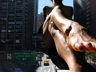 giantess collage feet city barefoot legs skyscraper streets tan red_nails