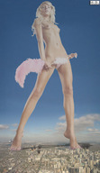 breasts giantess crush collage city blonde destruction barefoot thong mikeyboy skinny