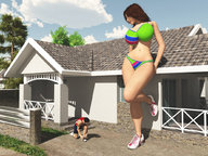 giantess mini_giantess houses nyom87 digital_render