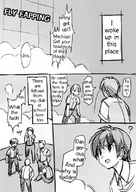 drawing comic monochrome futanari penis seo_tatsuya shrunken_men on_penis