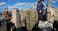 giantess collage city mega sitting skyscraper giantesses sky looking_at_viewer new_york_city empire_state_building giulio_10