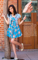 handheld asian shrunken_men shrunken_man hand_crush captions looking_at_viewer jean_jacket flower_dress