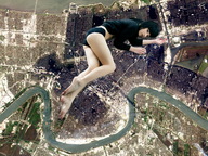 giantess collage city mega black_hair brunette asian lying_down legs