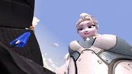 giantess shrunken_woman looking_down frozen disney anna digital_render elsa