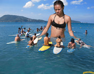giantess collage water brunette sky lowerrider surfers looking_at_tiny karrueche