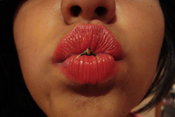 collage vore mouth lips shrunken_men shrunken_man point_of_view peque